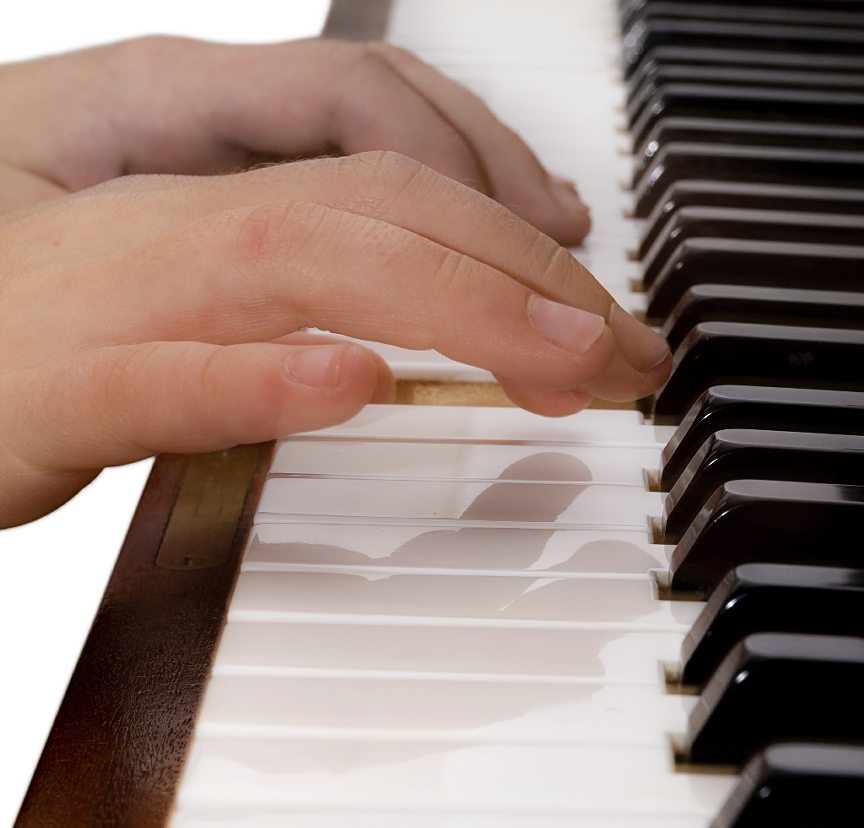playing piano